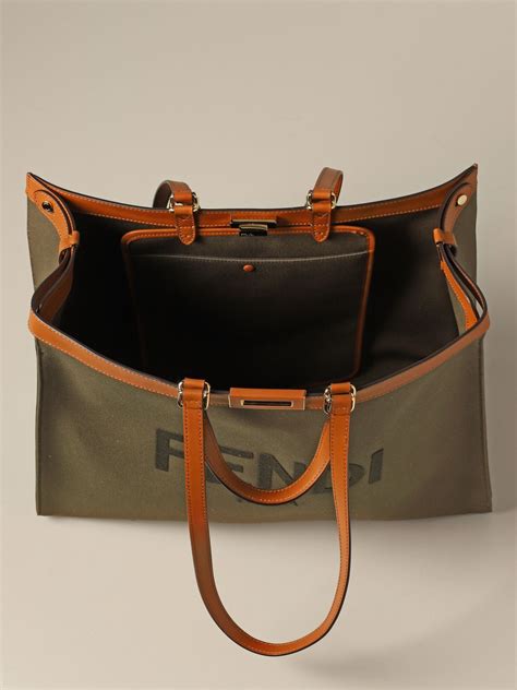 borse fendi canvas|fendi handbags.